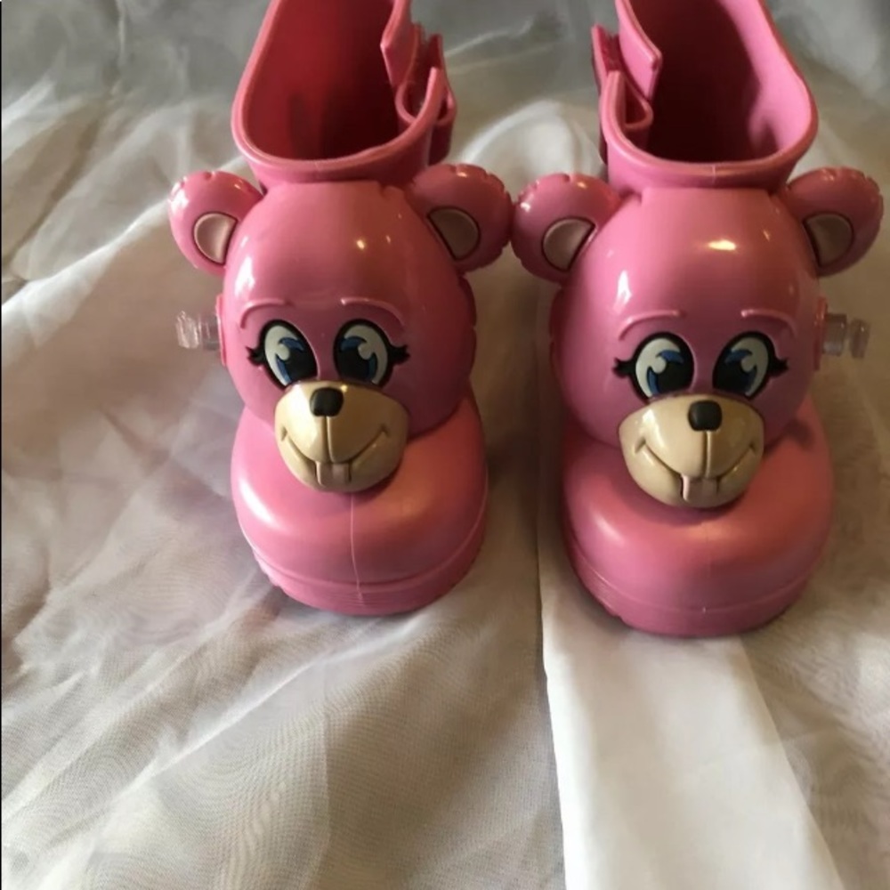 Mini Melossa Monkey Boot + JJ In pink taffy